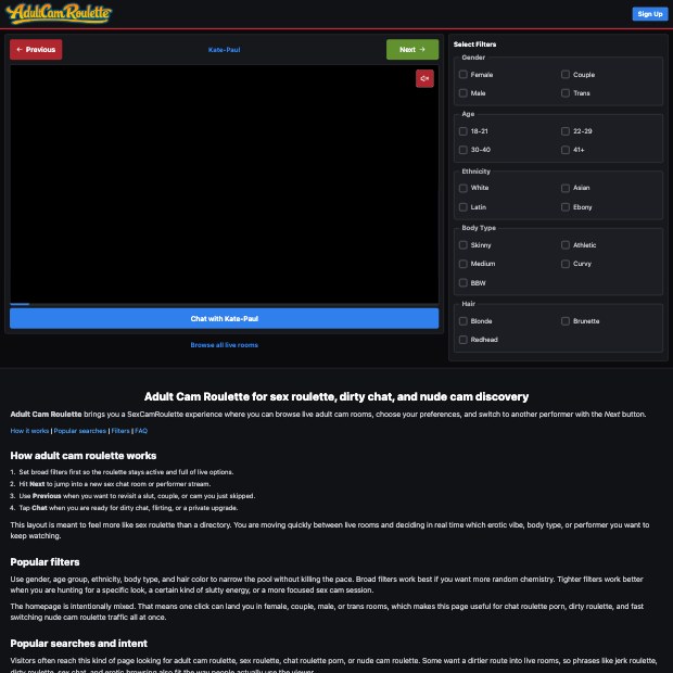 Adult Cam Roulette