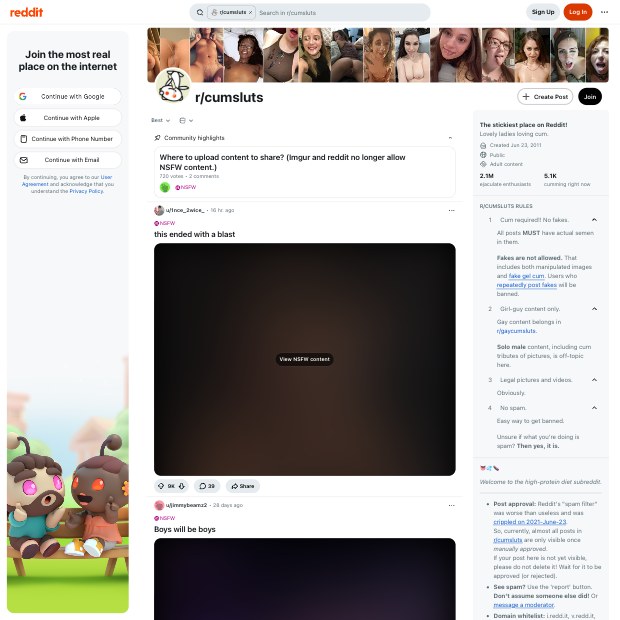 Cumsluts